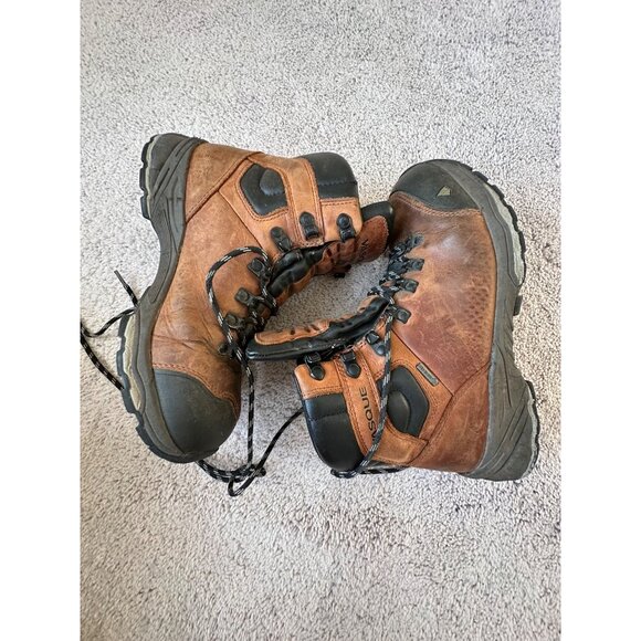 Vasque Vibram Mens Hiking Boots Size 7M Brown/Black Leather Lace Up 716M - Picture 6 of 13